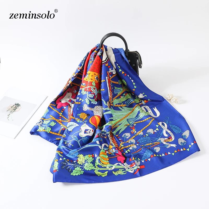 100% шелковый шарф