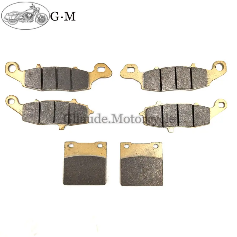 Передние/задние тормозные колодки для Suzuki GSF600 Bandit GSX600F GSX750F GSX 750 F Katana 98-06 GSX750 Inazuma 98-00 SV400 SV650 99-02 - Цвет: 3 pair 1 Sets