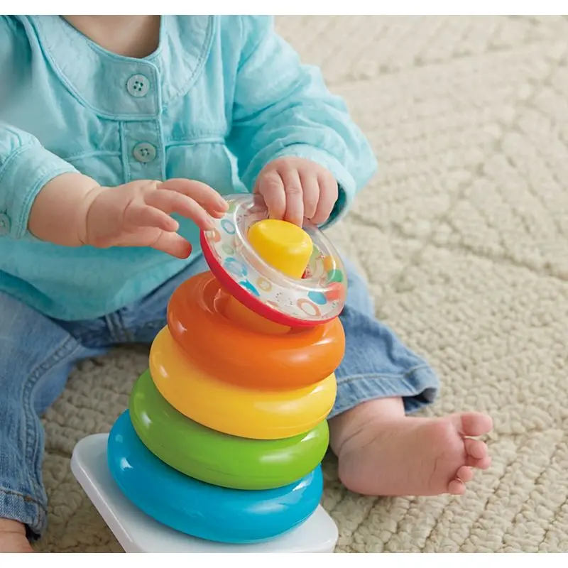 Fisher Price великолепные базовые стаканы и роликовые чашки Детская развивающая