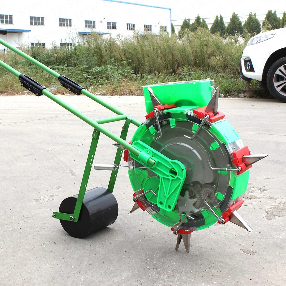 Hand Push Type Agricultural Planter Automatic Small Corn Peanut Vegetable Seeder Multi-function Rapeseed On-demand Device