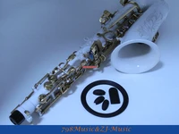 professional white lacquer alto saxophone sax high f abalone shell key with case free lorico accessory