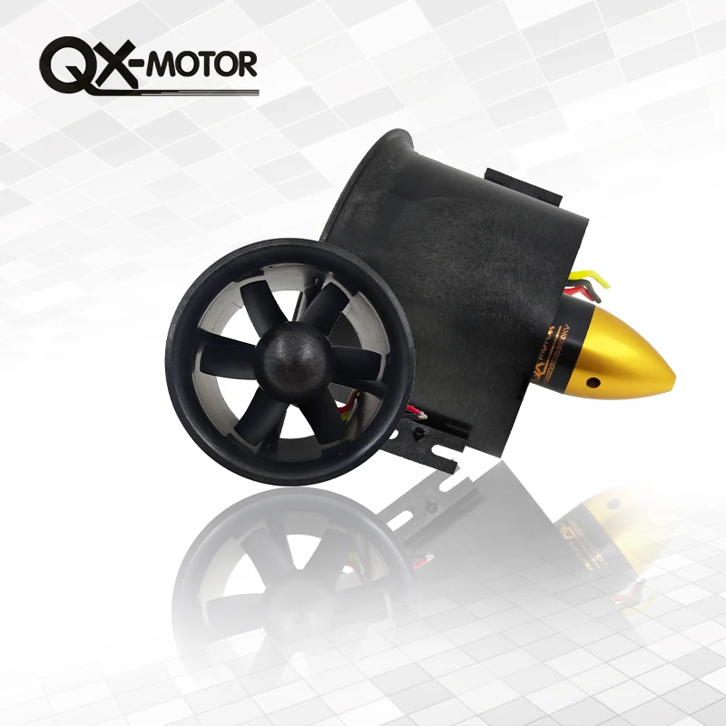 QX MOTOR Brand 1 комплект 70 мм воздуховод вентилятор 2822 кв двигатель Spindle 4mm Motor W/ 60A esc для