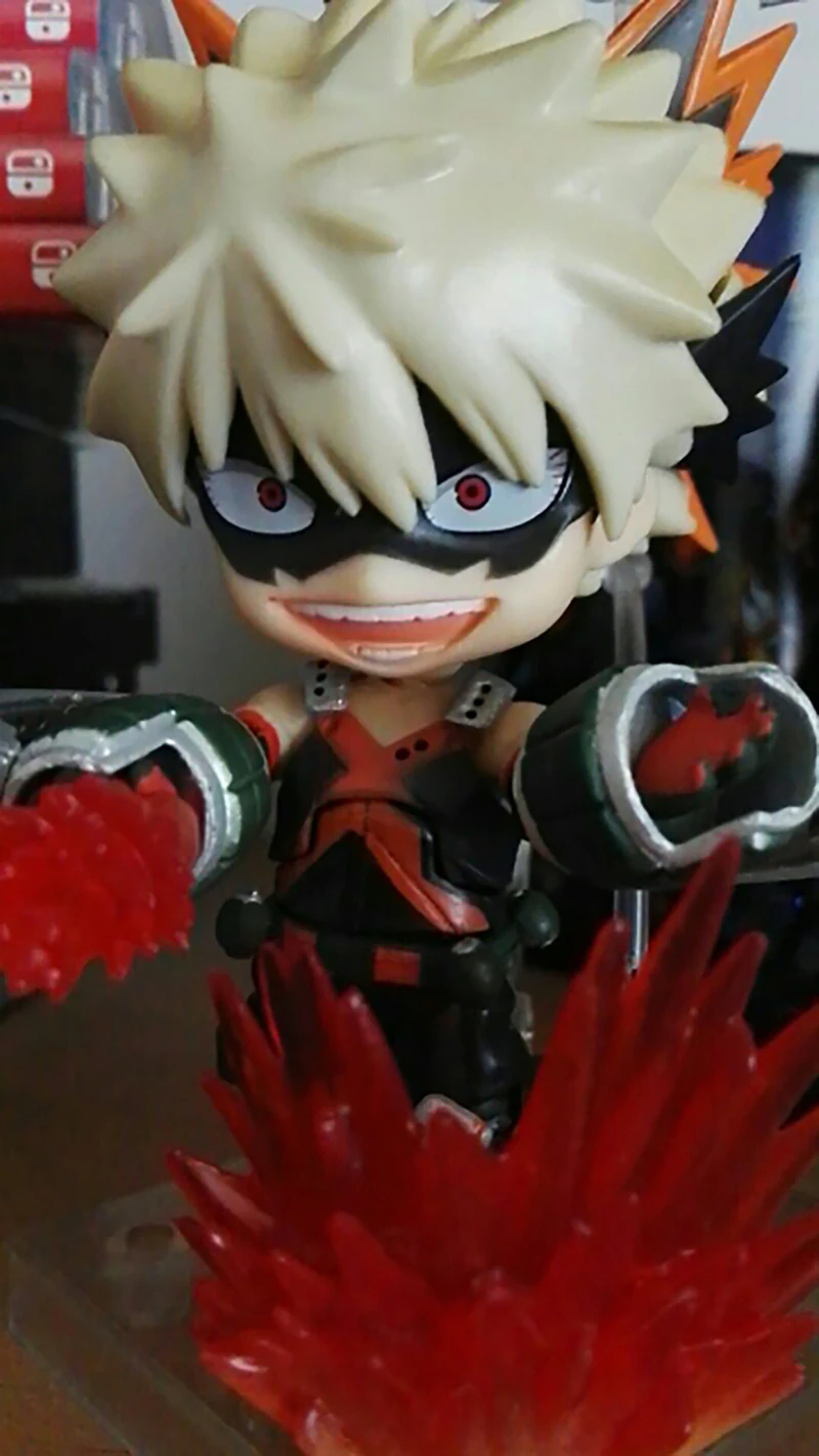 My Hero Academy Nendoroid бакуго кацуки 705 мидория лзуку 686 ПВХ фигурка Коллекционная для детей игрушки Brinquedos