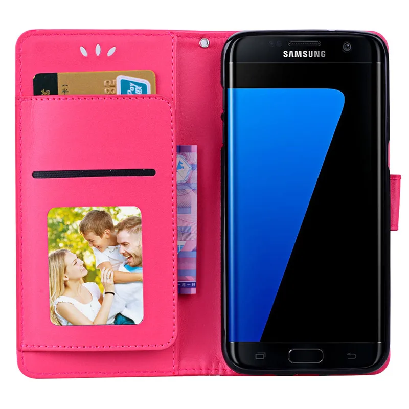 Роскошный чехол с откидной крышкой Кожаные чехлы портмоне держатель для карт