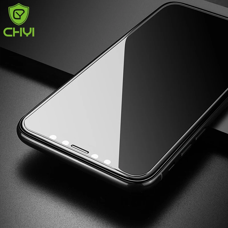 CHYI прозрачное стекло для iphone 11 Pro X XR XS max защита экрана олеофобное покрытие 9H закаленное стекло для iphone 8 7 6 6s plus