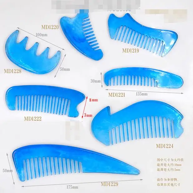 1 шт. Прозрачный Силикон для рукоделия форма расчески эпоксидной смолы с