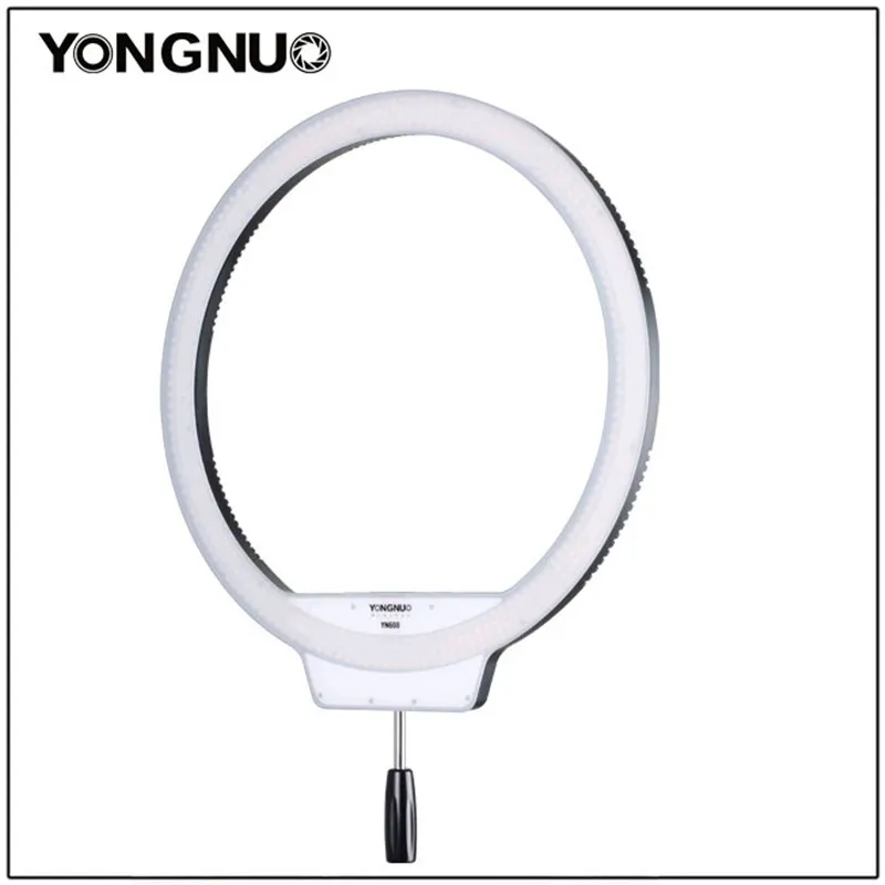 Кольцевой светильник для селфи YongNuo YN608 3200K ~ 5500K двухцветная Температура