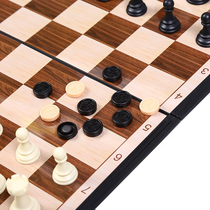 BSTFAMLY набор пластиковых шахмат портативные международные шахматы 39*19 5*5 5 см