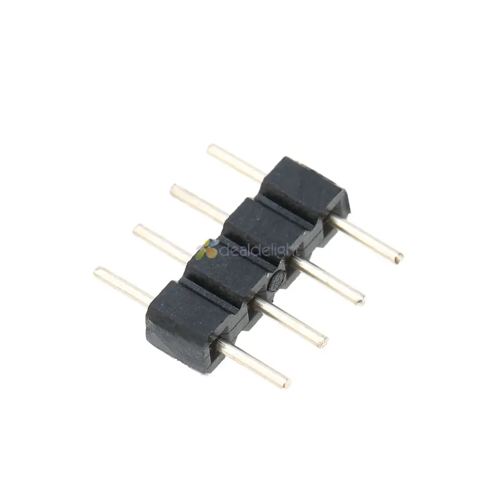 20 шт. 4 контактный штекер Адаптер для 3528 5050 SMD RGB светодиодной ленты|4 pin male|5050 pinled