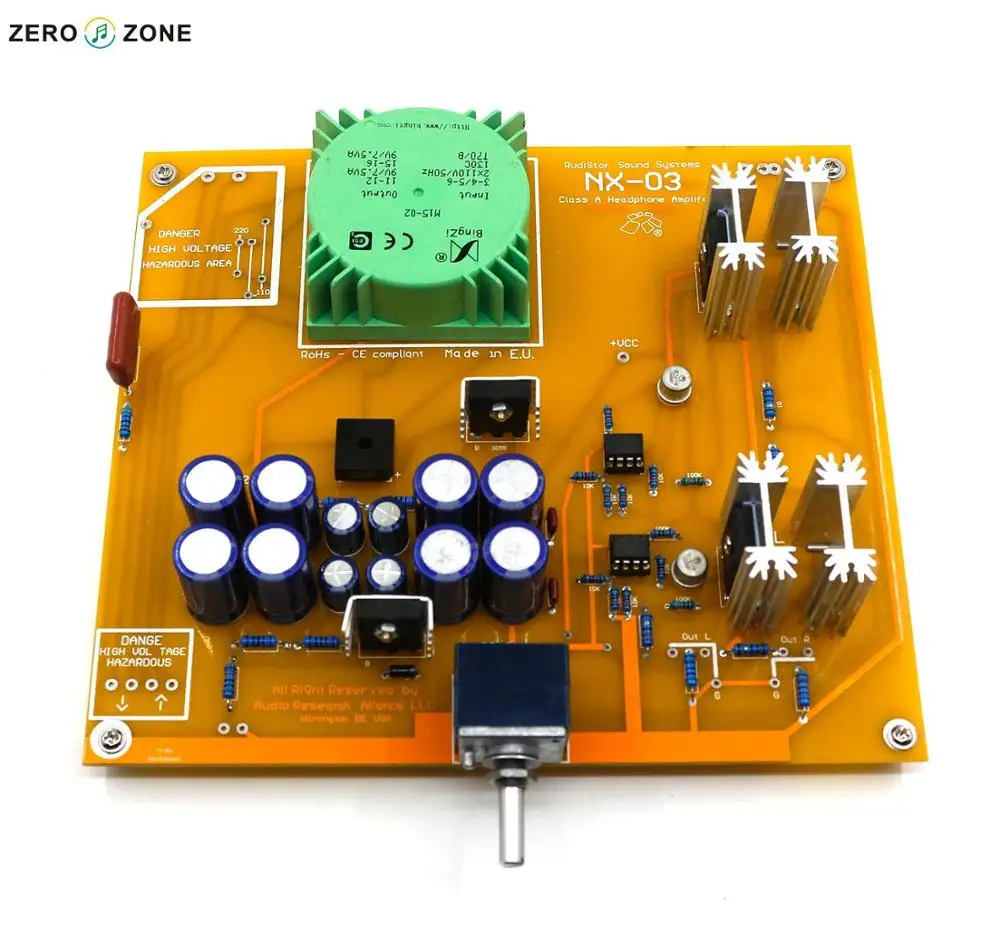GZLOZONE Собранный NX 03 усилитель для наушников на базе Италии RudiStor NX03 усилитель|amplifier