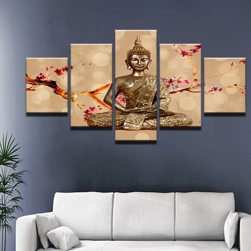Новинка! Абстрактная картина буддизм будда Декор Будда холст искусство для