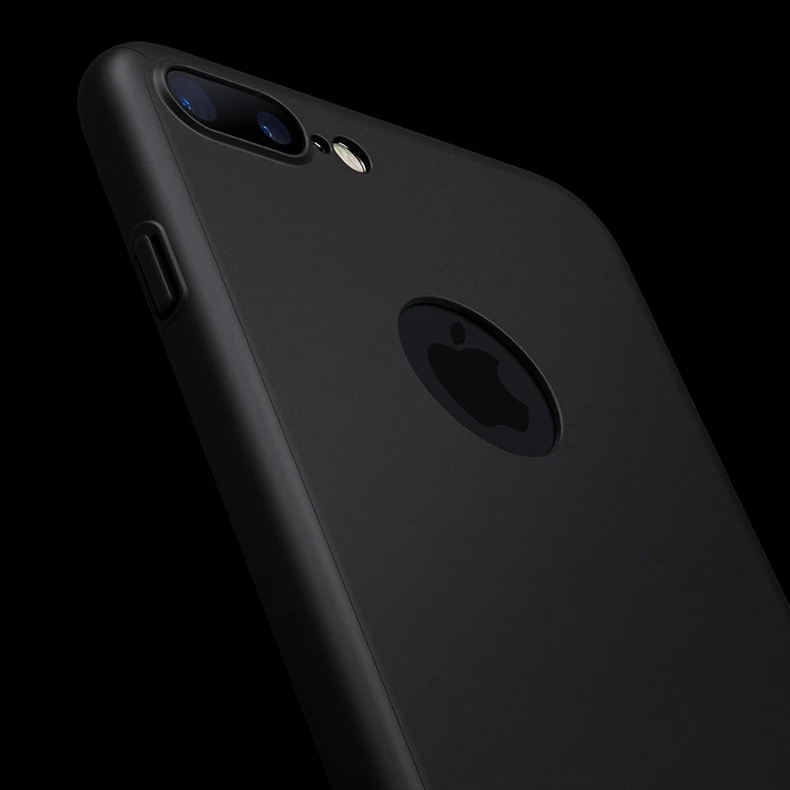 360 полный защитный чехол для iphone 6S 6 S Plus iphone SE 5S 5 S Чехол s 8plus Жесткий PC стеклянный чехол для iphone 7 8 Plus чехол для телефона s