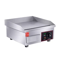 commercial electric grill machine barbecue flat pan stainless steel electric griddle electric oven board griddle