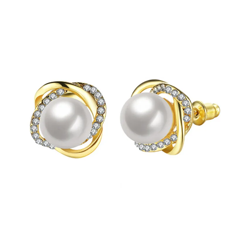 2018 Модные серьги для Для женщин Роза образный жемчужные свадебный подарок Brincos