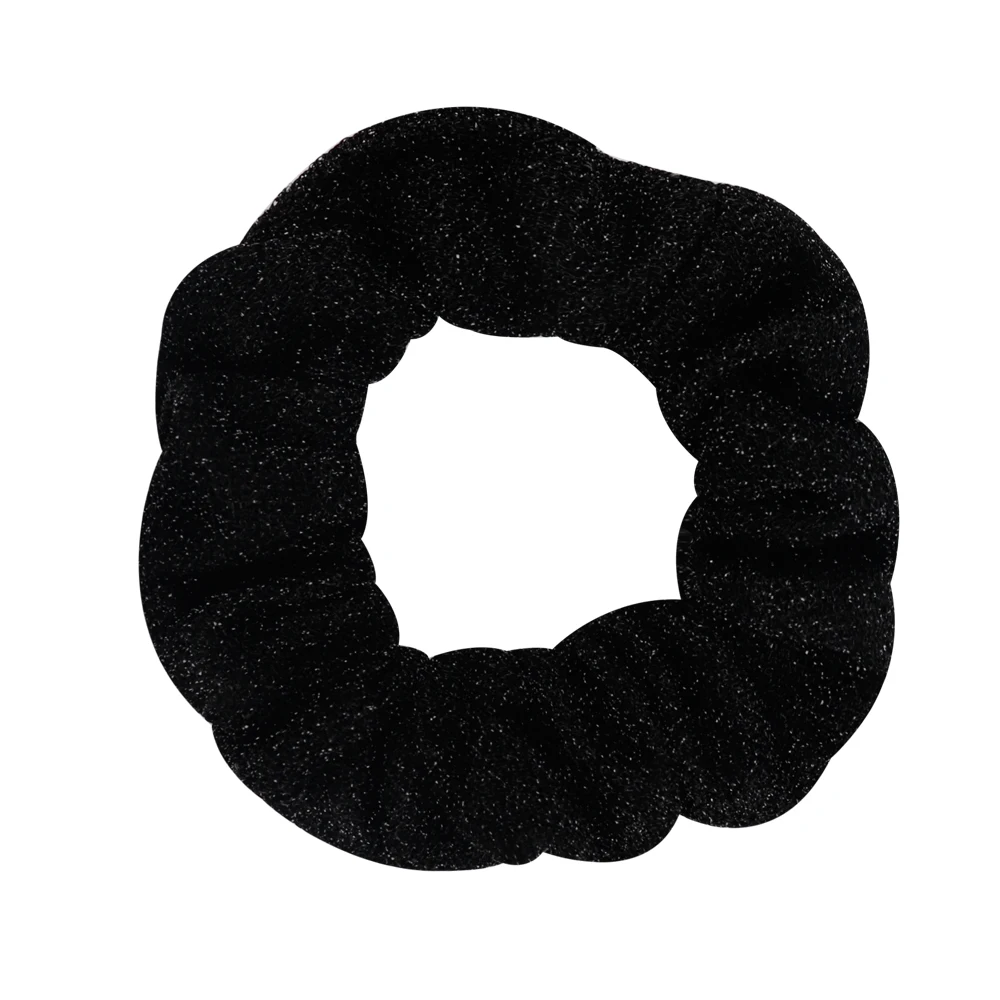 Аксессуары для волос блеск Scrunchies для женщин резинка для волос резинкой Сияющий светло Золотой Серый металлик хвост держатель Hairbands