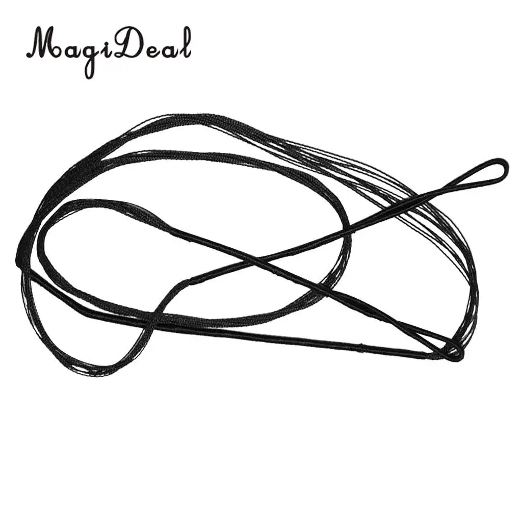 MagiDeal стрельба из лука Bowstrings лук струны черный для изогнутый длинный охота