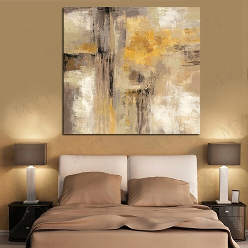

MYT Free Shipping Hot Sale Handmade Famous Abstract Oil Painting Canvas Painting Wall Art Pictures For Living Room Unframed