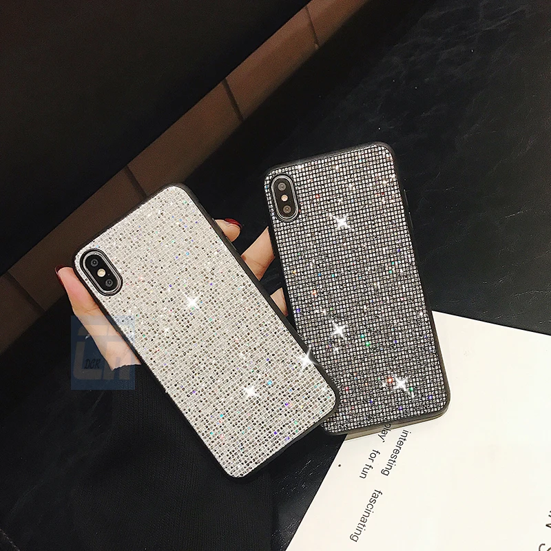 Luxury Diamond Phone Case for iPhone X XS MAX XR Cover Sexy Glitter Rhinestone Silicone Protector 6 6s 7 8 Plus |