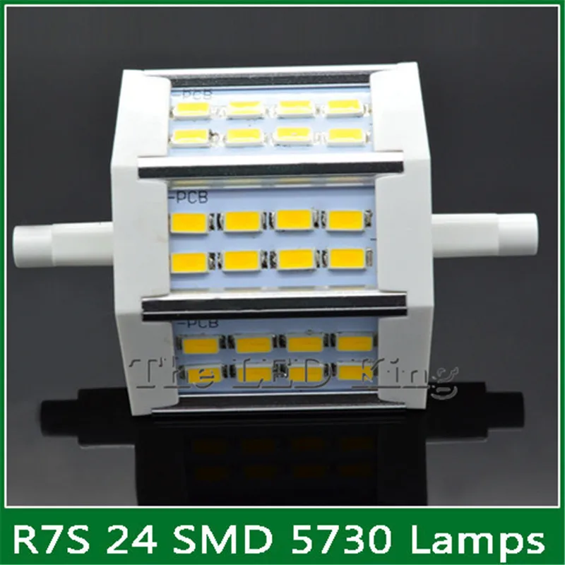 Светодиодная лампа R7S 5050 smd 78 мм/118 мм/138 мм/189 мм/12 Вт 20 25 30 лампочка прожектор в