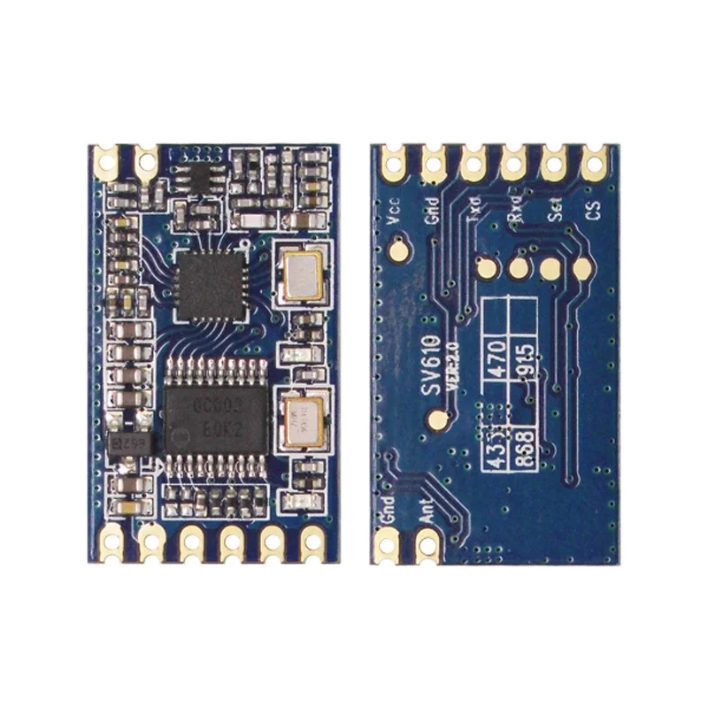 Встроенный модуль приемопередатчика Si4432 RF SV610 с частотой 433 МГц/868 МГц/915 МГц