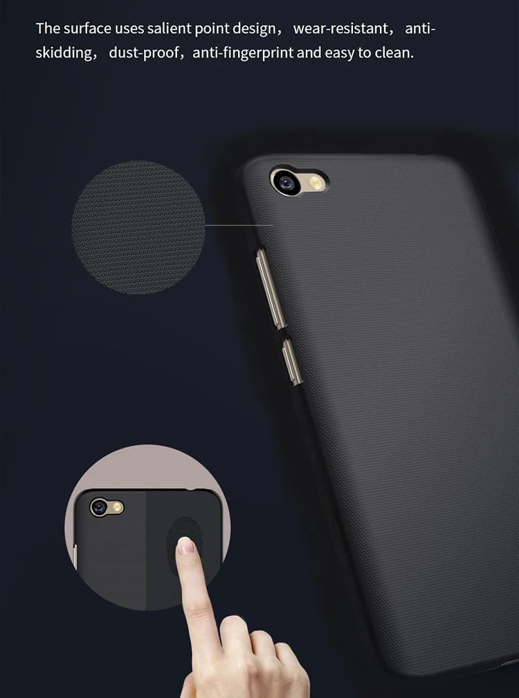 Чехол для Xiaomi Redmi Note 5A чехол суперматовый NILLKIN матовая жесткая задняя крышка