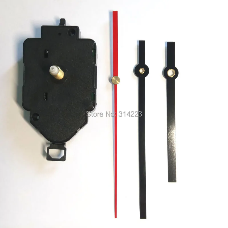 

Free shipping High-grade Quartz Pendulum Clock Movement Kit Spindle Mechanism long shaft 22mm Jump seconds tick sound mechanism