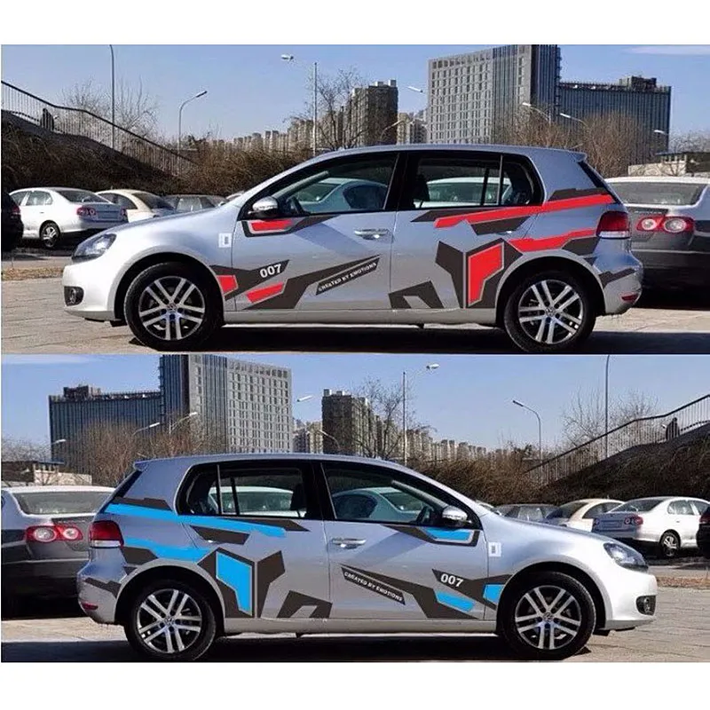 Самодельные Украшения креативные наклейки для кузова автомобиля двусторонние