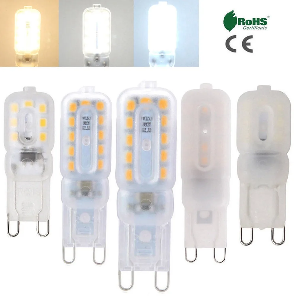 Приглушаемый миниатюрный светодиодный светильник G9 SMD 2835 лампочка Точечный для