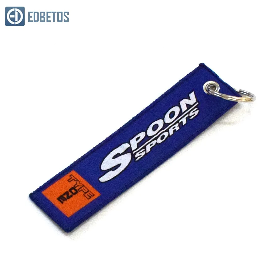 spoon Jdm Гоночный брелок EDBETOS дрейф Jdm Осака брелок Jdm Kanjo-производительность двигателя брелки как Fck ключевые метки - Название цвета: spoon