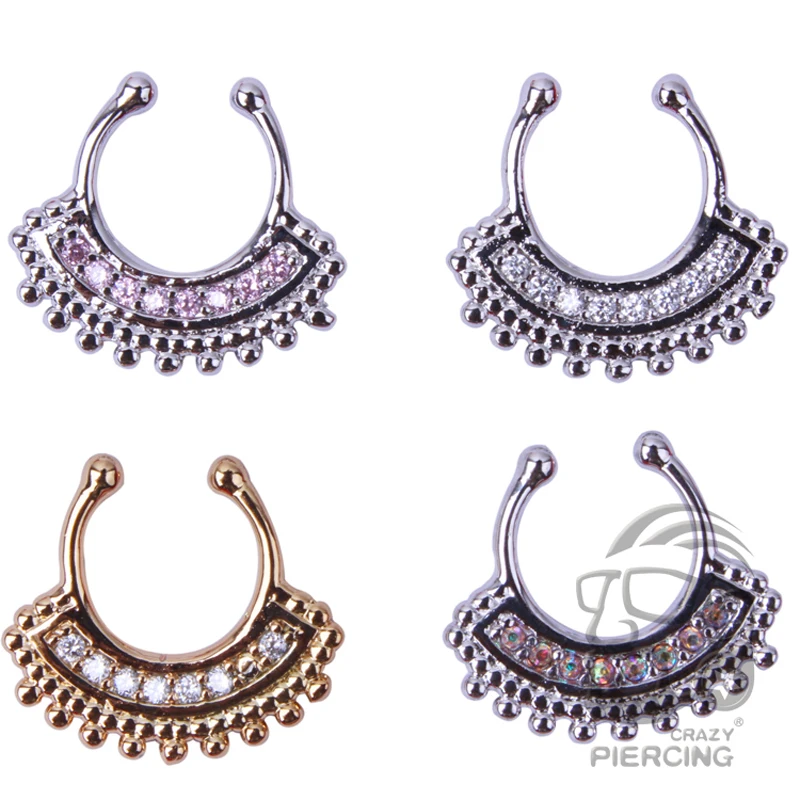 Полное ювелирное изделие высокое качество Поддельные кольца для носа