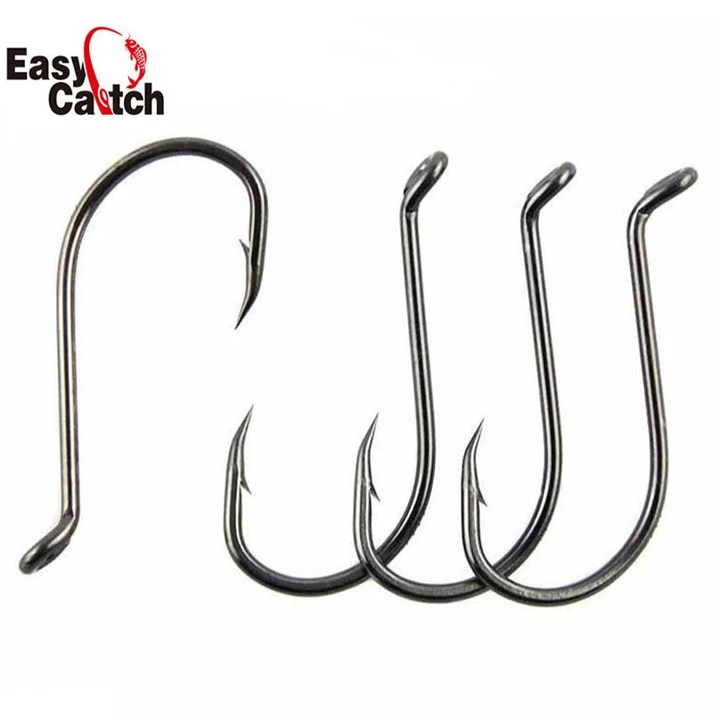 

150pcs 8299 High Carbon Steel Fishing Hooks Black Offset Octopus Beak Bait Fishhook Size 1 2 6 8 2/0 3/0 4/0 5/0 6/0 7/0 8/0 9/0