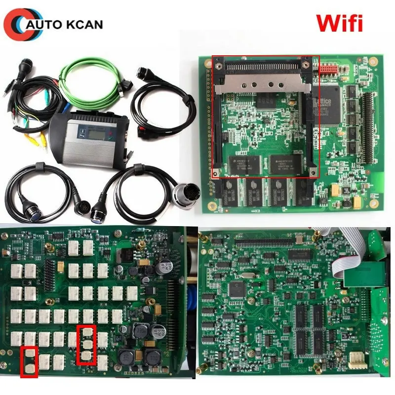 Лучшее качество и цена по прейскуранту завода-изготовителя полный чип PCB MB SD C4 звезд диагностики с WI-FI для автомобилей и грузовых автомобилей, автобусов, 12V и 24V