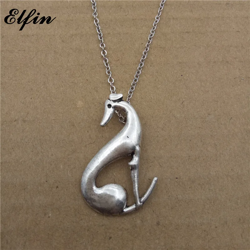 Elfin модные итальянские ожерелья Greyhound ювелирные изделия SLOUGHI испанский серый Hhound