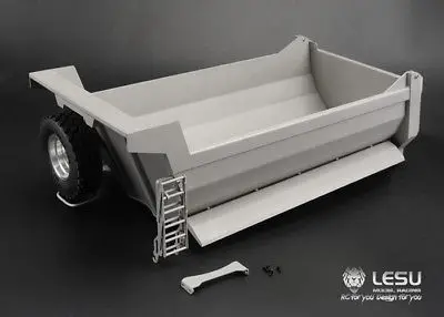 LESU 6*6 металлическая модель ковша 1/14 RC передний гидравлический цилиндр самосвал