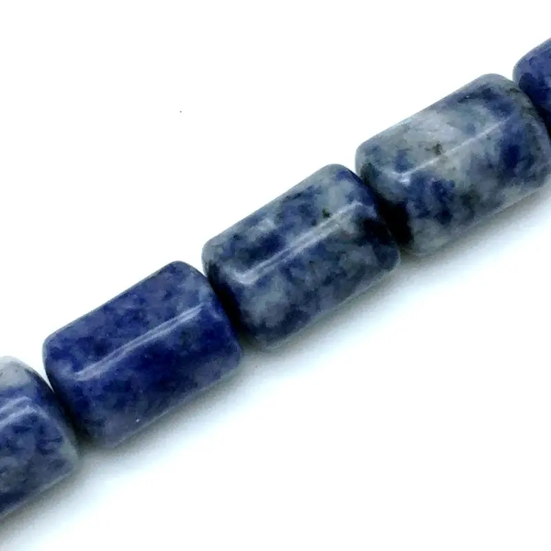 Beadztalk Красочные Каменные трубчатые бусины цилиндрические круглые Распорки свободные 10x14 мм для DIY бусина для изготовления украшений