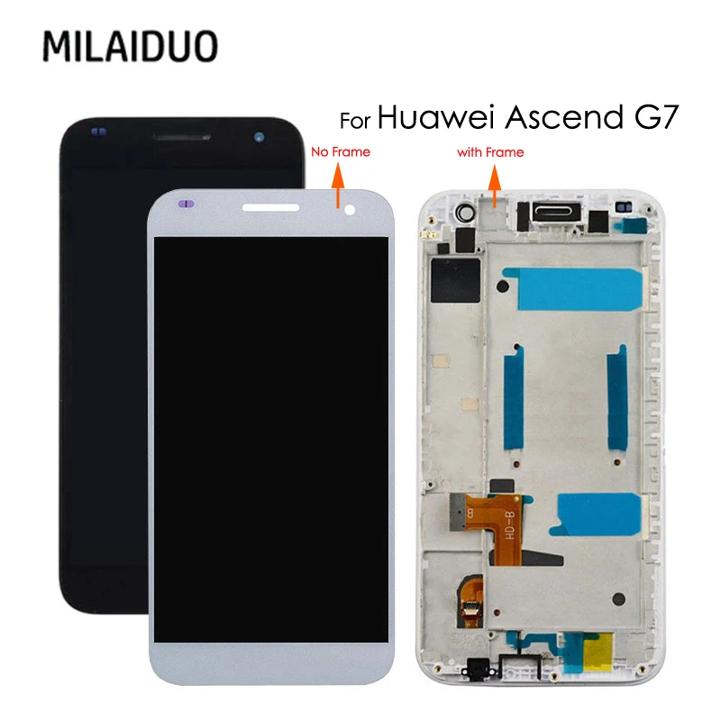 ЖК дисплей для HUAWEI Ascend G7 I01 I03 кодирующий преобразователь сенсорного экрана в