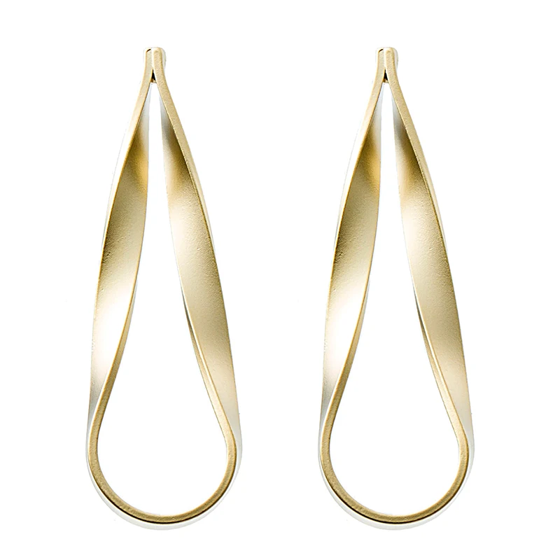 Модные серьги ювелирные изделия милые золотые геометрические круглые