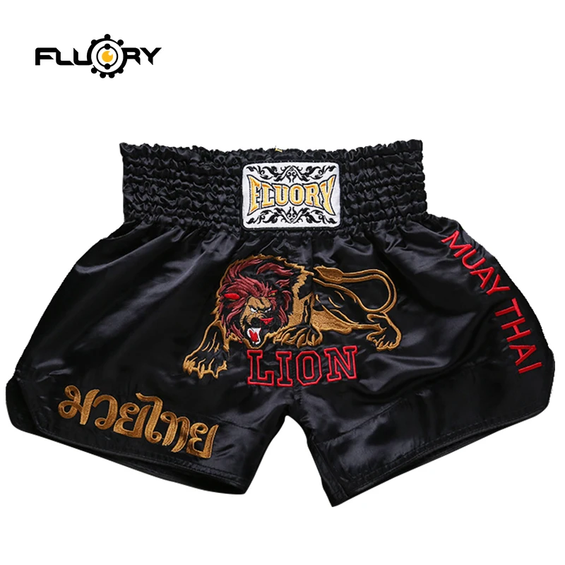 Шорты с вышитым львом муай тай|muay thai shorts|thai shortsmuay |