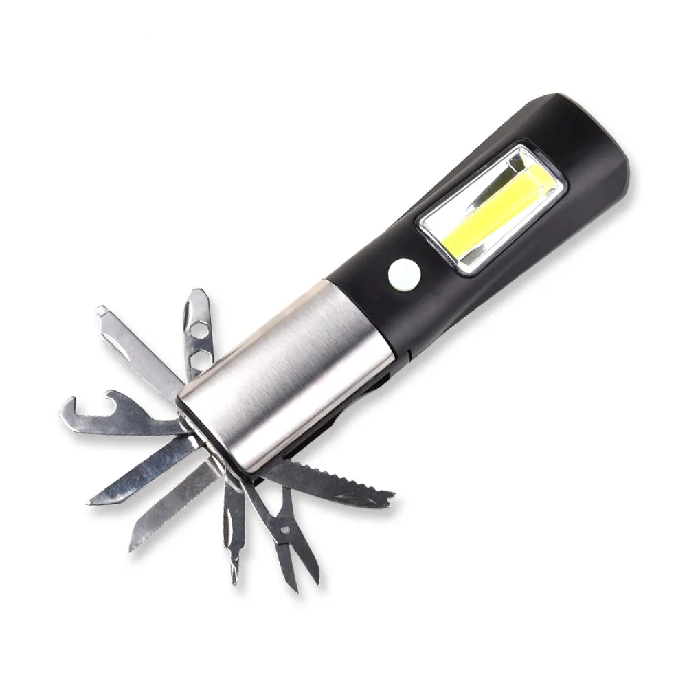 Светодиодный фонарь светильник Многофункциональный Strob 3 Вт COB красный werklamp