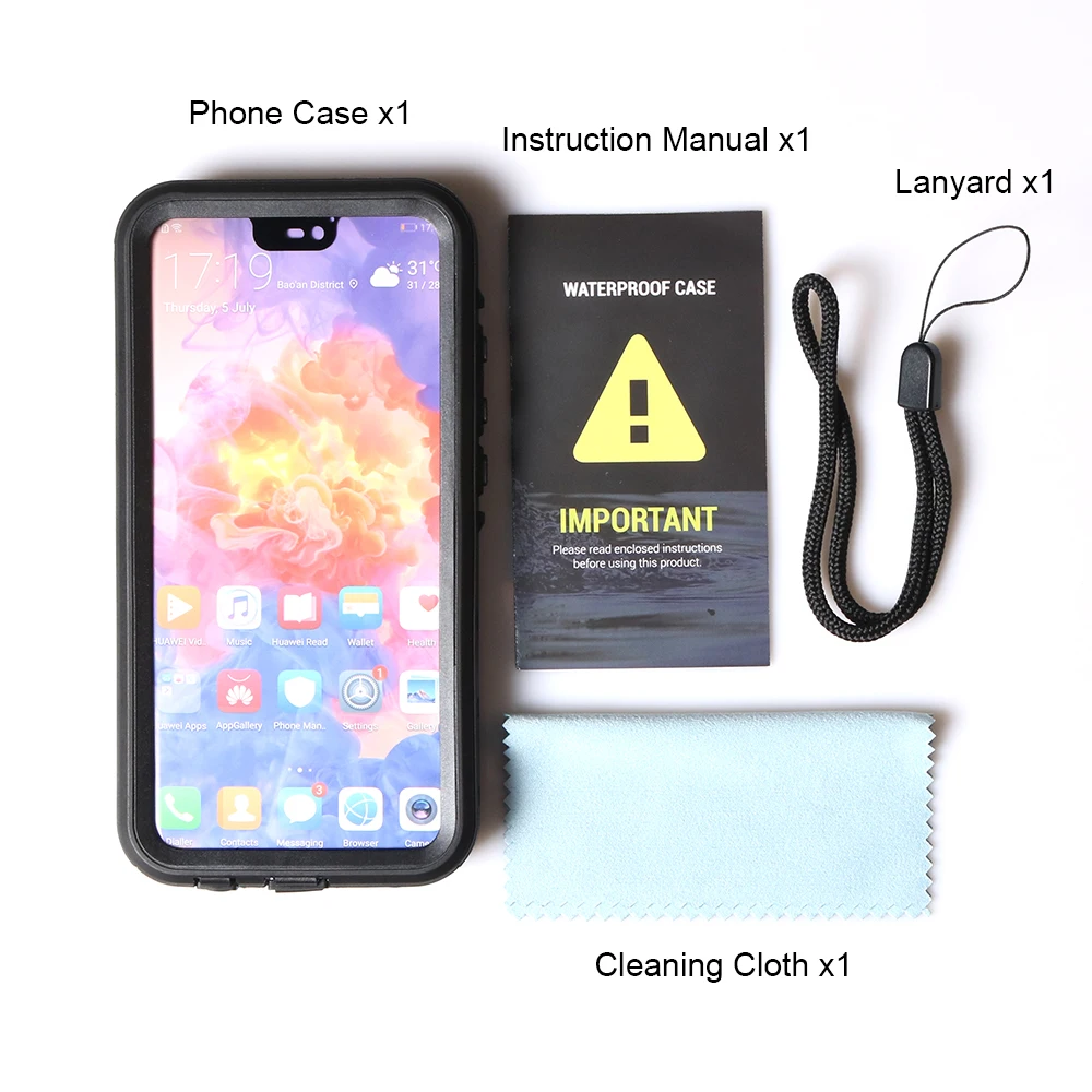 Для HUAWEI P20 Pro Чехол водонепроницаемый чехол пылезащитный полный плавание Дайвинг