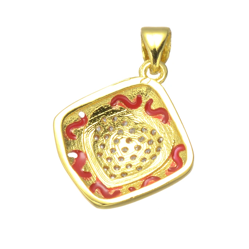 Эмалевые подвески с микрозакрепкой циркониевые сердца подвеска аксессуары для