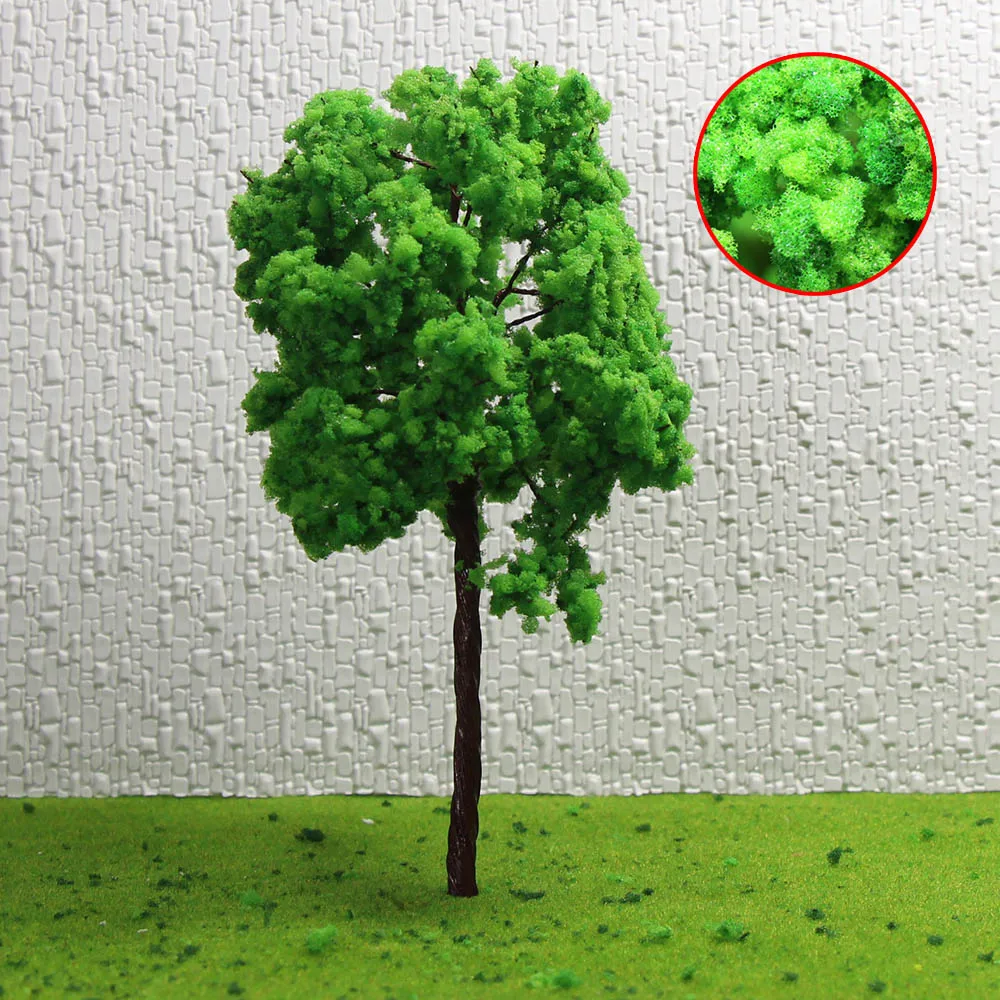 4 шт. Модельные деревья из железной проволоки G HO 16 см модельные железнодорожные деревья 16090 наборы миниатюр для террариумов строительные наборы 1:25-1:300 дерево на.