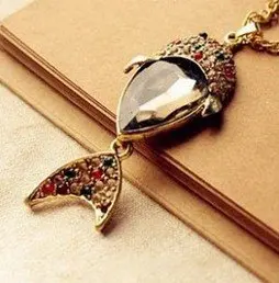 Новое поступление 2013 корейское модное милое цветное ожерелье с подвеской в виде