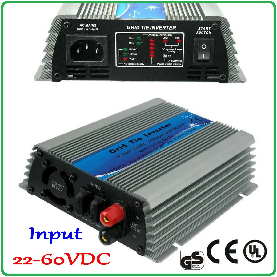 600W 300W 400W 200W 500W на сетке галстук инвертор 22 60VDC вход для 24 V/30V 60cells и 36V 72cells PV