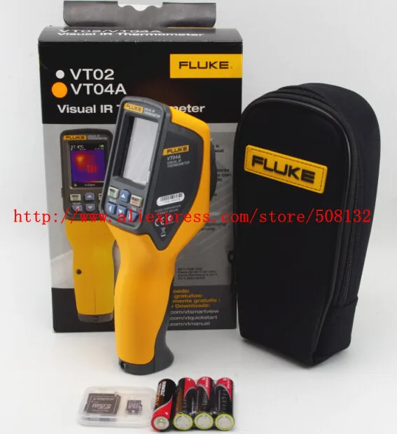 Бесплатная доставка визуальный инфракрасный термометр Fluke VT04A абсолютно новый|ir