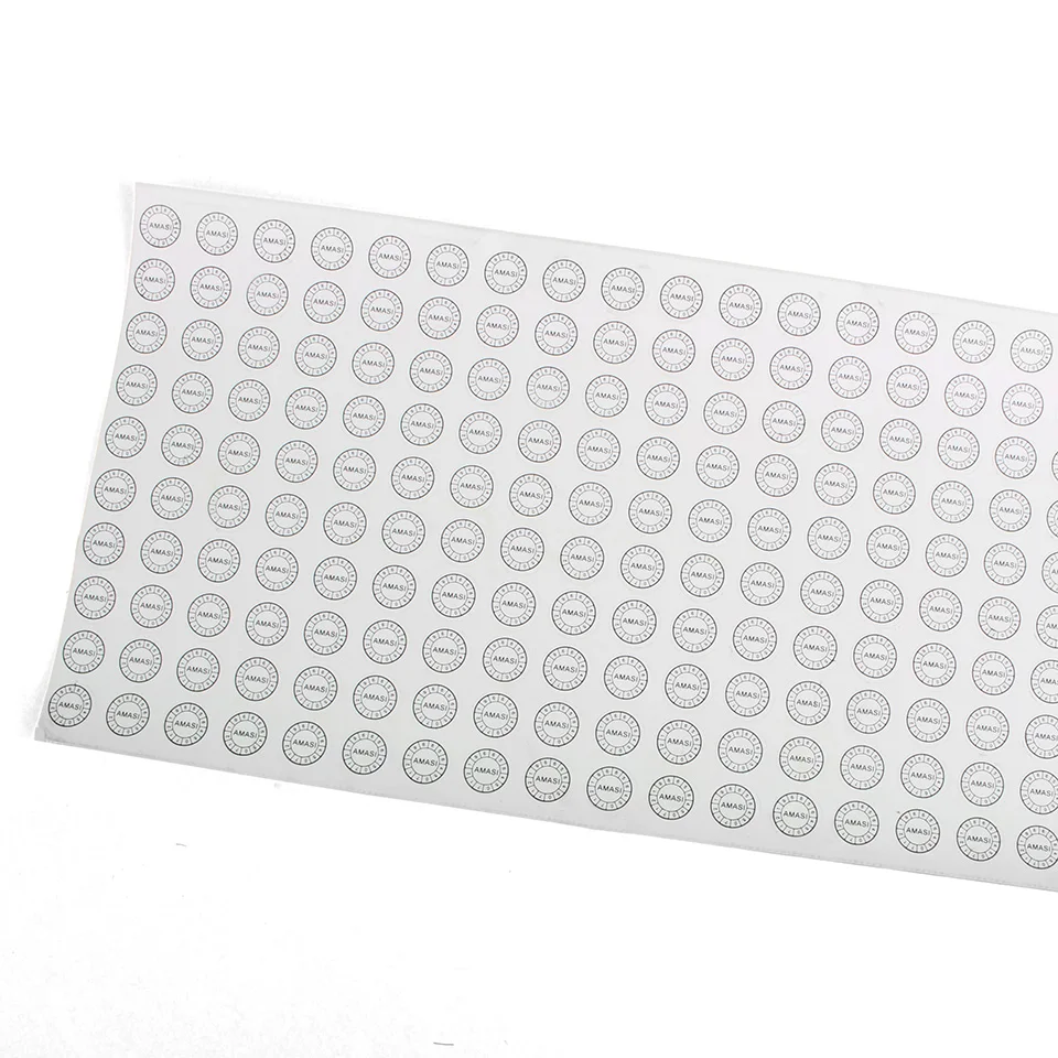 Неустойчивые бумажные наклейки с логотипом на заказ одноразовые гарантийные