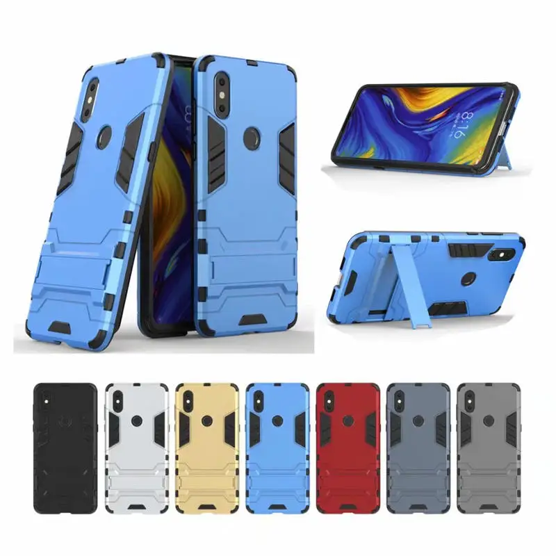 Чехол для Xiaomi Mi Mix 3 Гибридный Силикон + ТПУ чехол телефона Xiomi глобальная версия Mix3