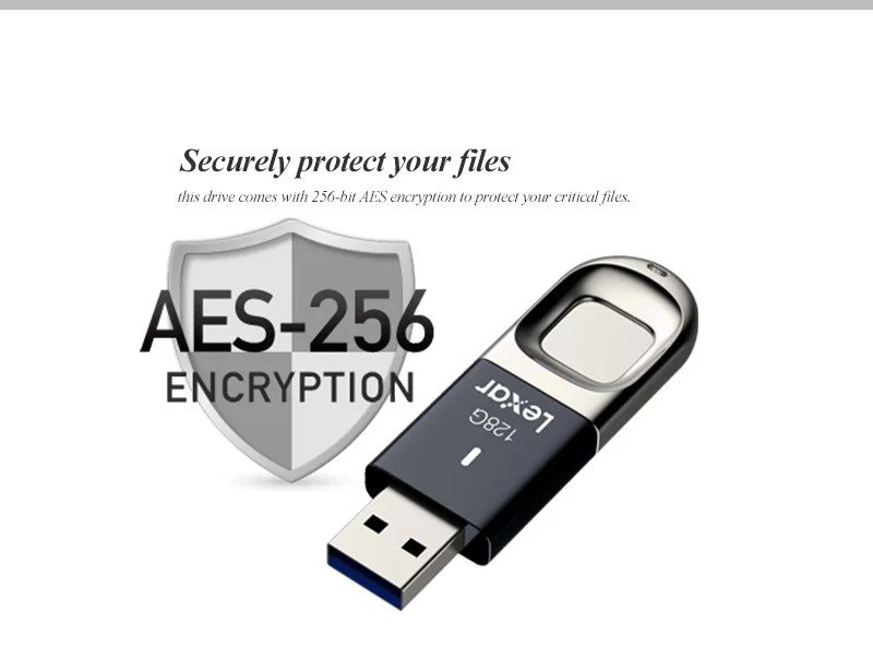 Lexar USB 3,0 флеш-накопитель F35 256 ГБ 128 Гб 64 Гб оперативной памяти, 32 Гб встроенной памяти, с распознаванием отпечатка пальца металлический флэш-накопитель USB 150 МБ/с. Pendrive