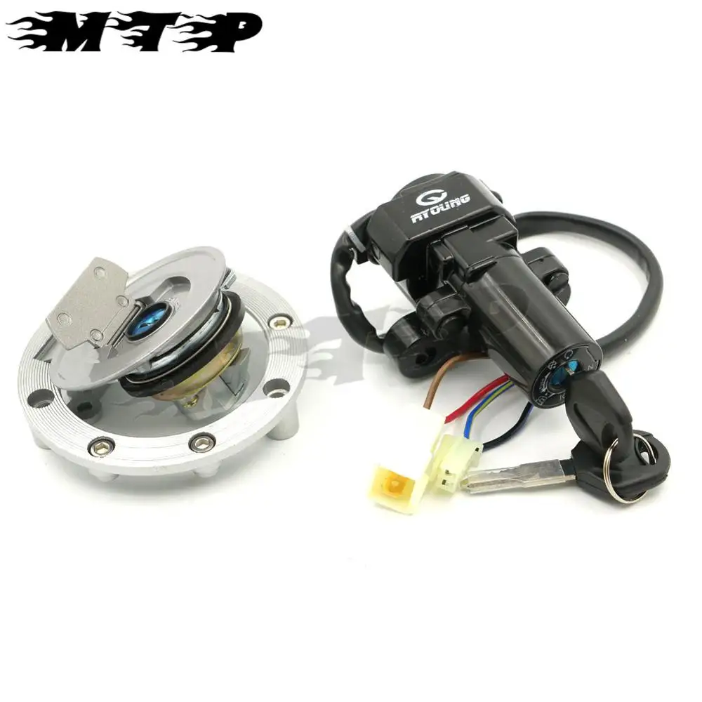 Комплект ключей для зажигания 4 провода Yamaha YZF R1 R6 2001 02 03 04 05 06 07 08 09 10 11 2012|wire ignition