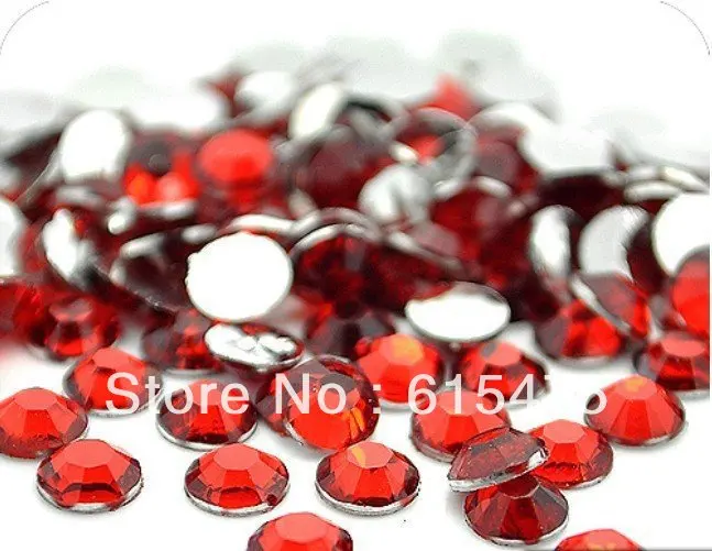 

2mm Light Siam Color SS6 crystal Resin rhinestones flatback,Free Shipping 100,000pcs/bag